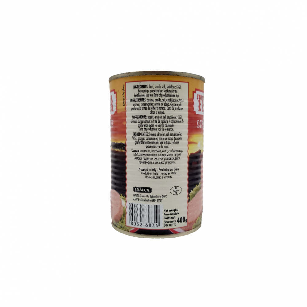 Caja Carne de res tipo spam en lata Texana (400 gr / 14.10 oz) - Imagen 2