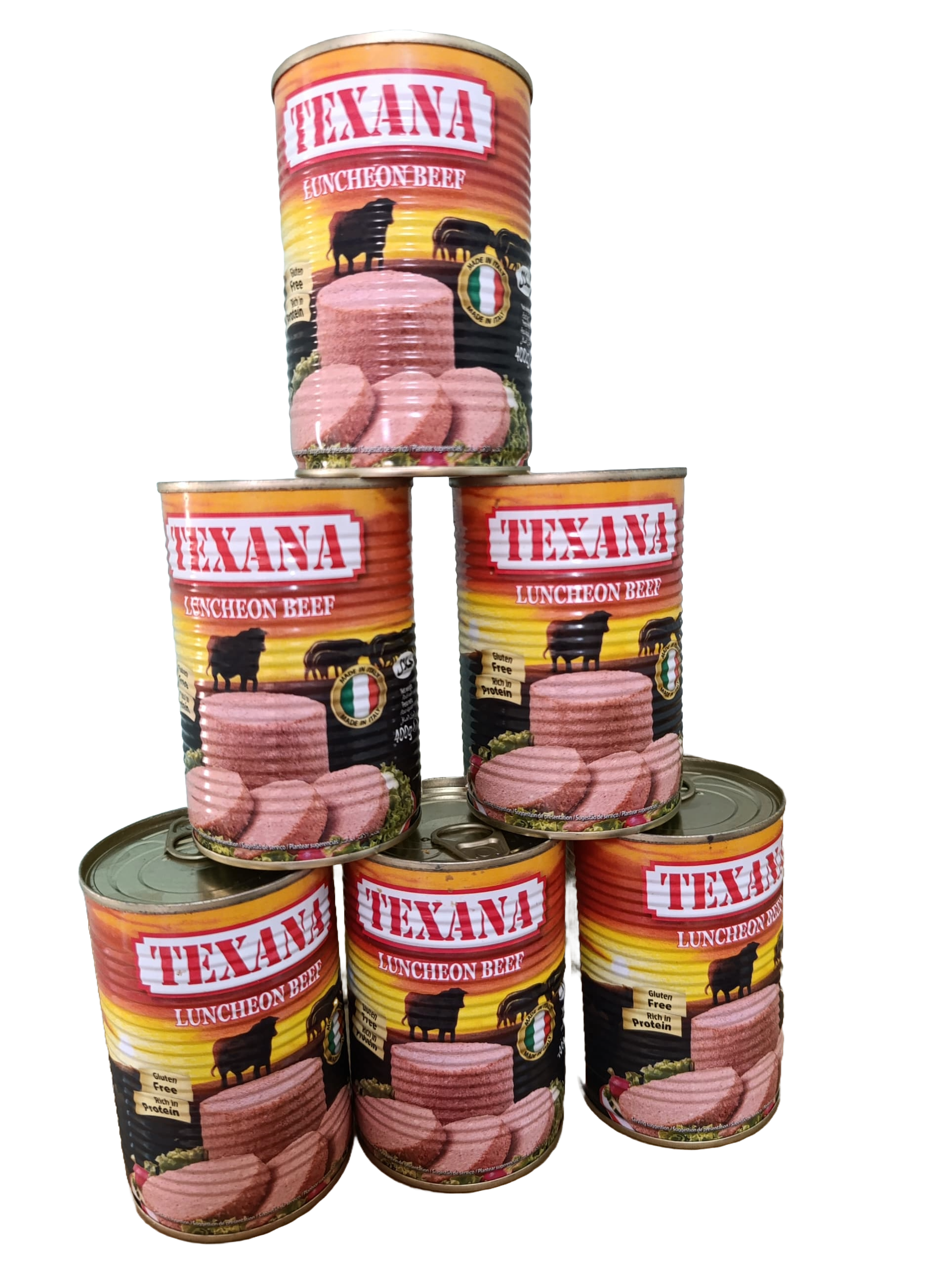 Caja Carne de res tipo spam en lata Texana (400 gr / 14.10 oz)